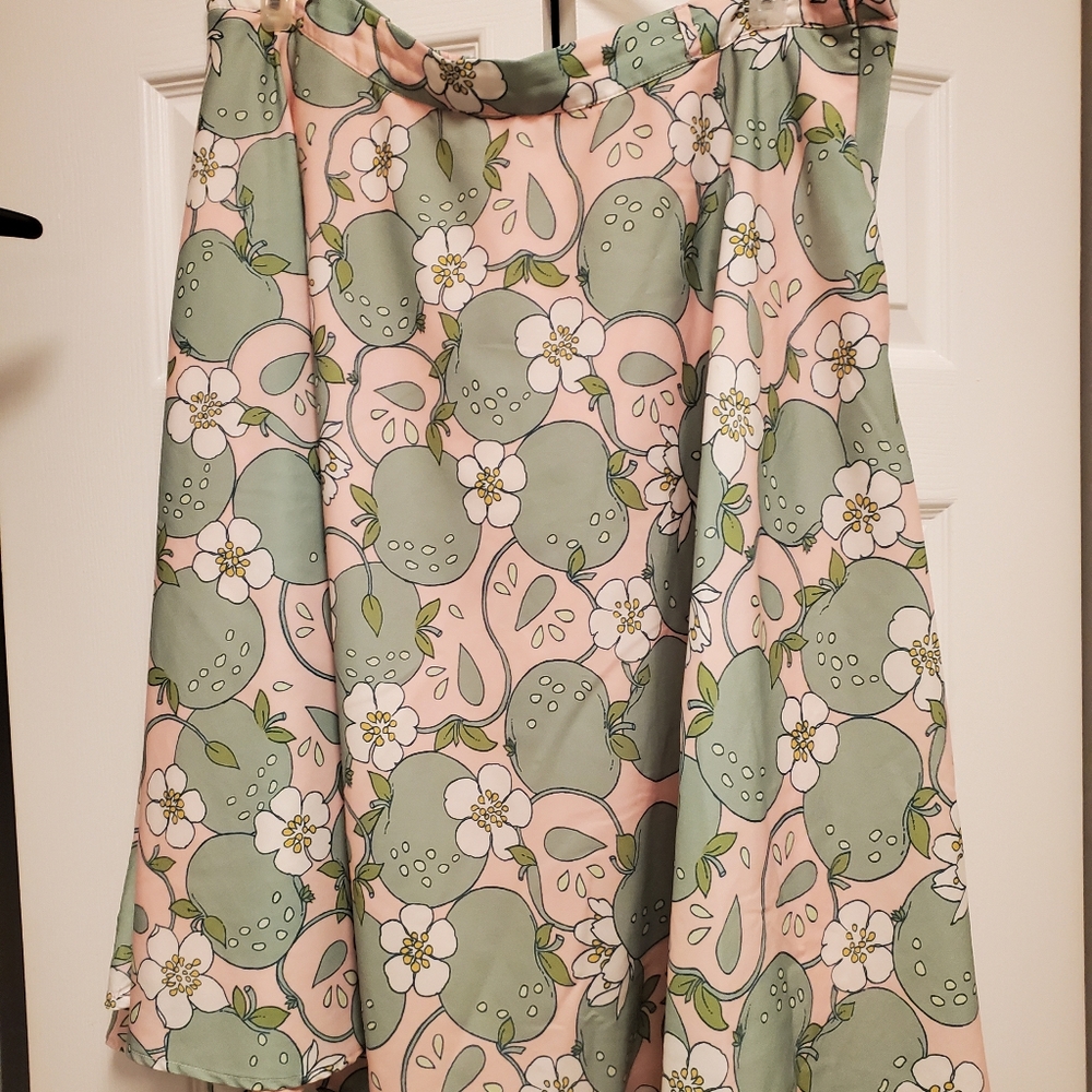 A-line floral skirt from Modcloth size 2x